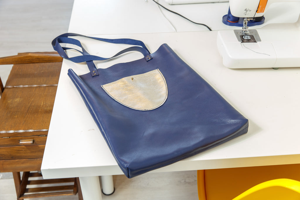 Confectionner votre cabas en cuir et sa pochette assortie