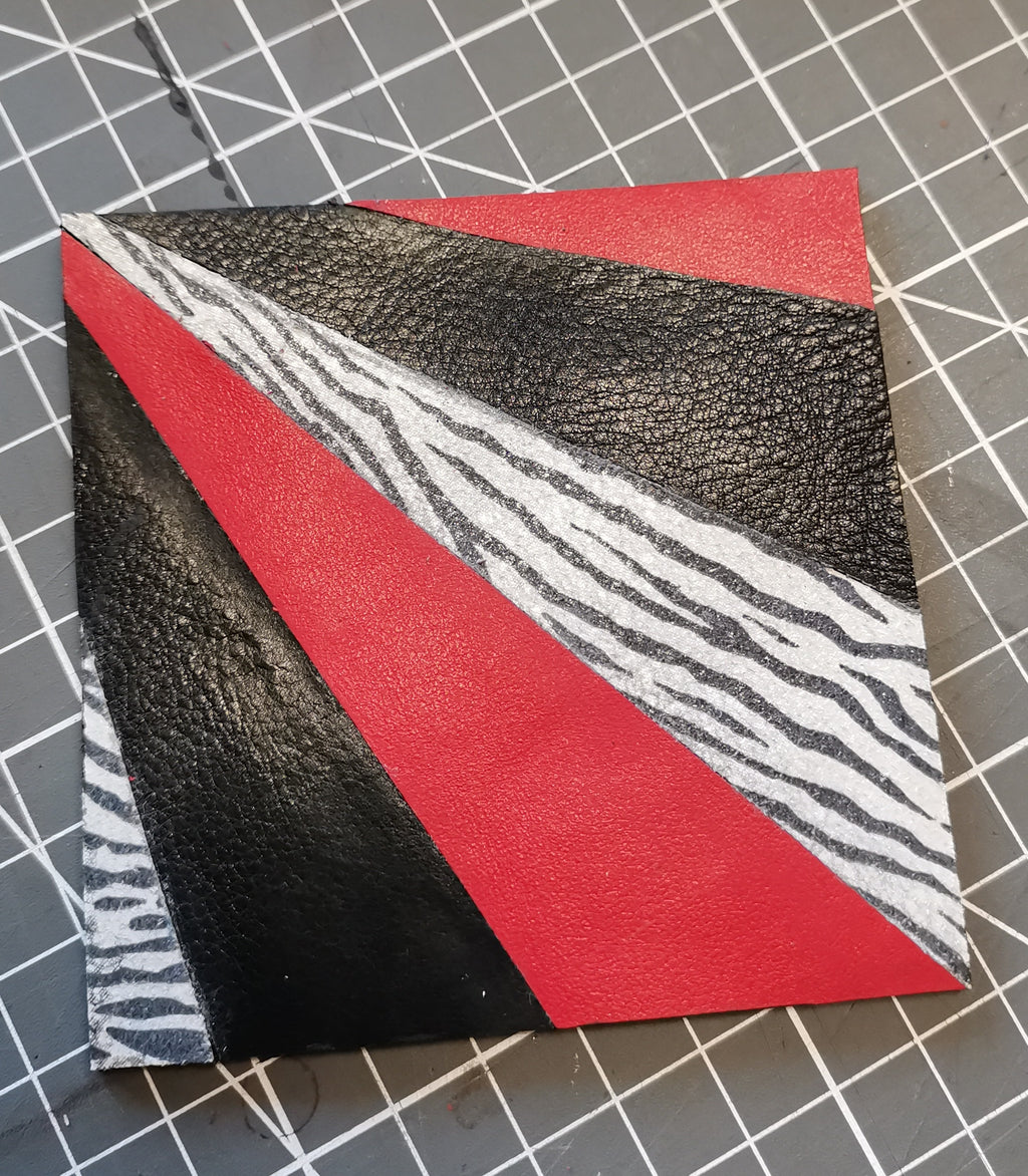 Créer vos dessous de verre en marqueterie de cuir