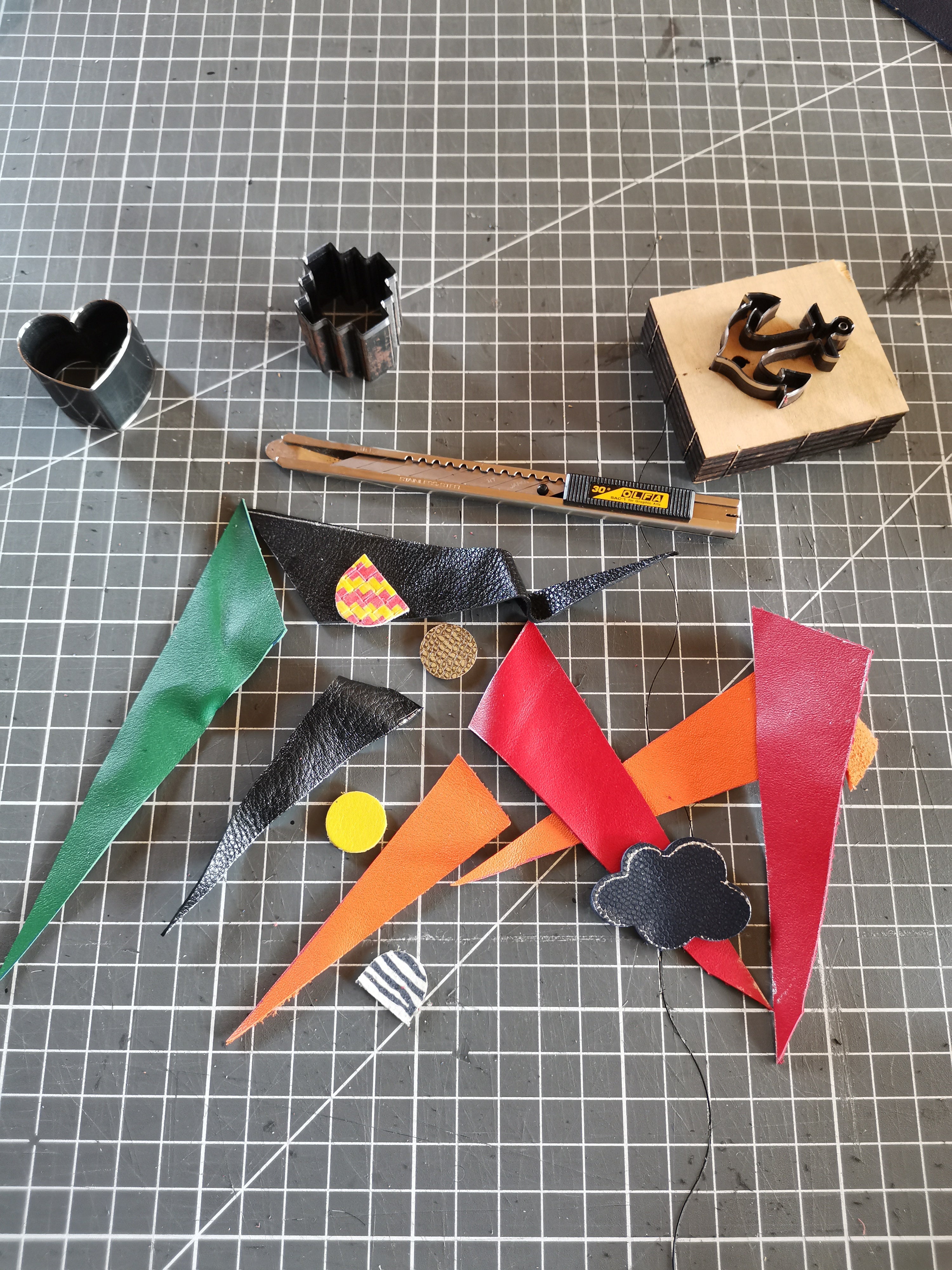 Créer vos dessous de verre en marqueterie de cuir